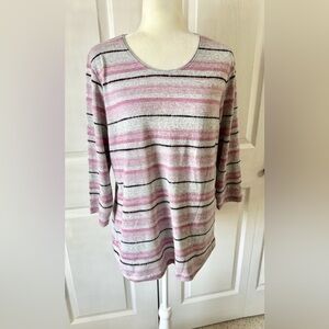 Allison Daley shirt woman size large top blouse